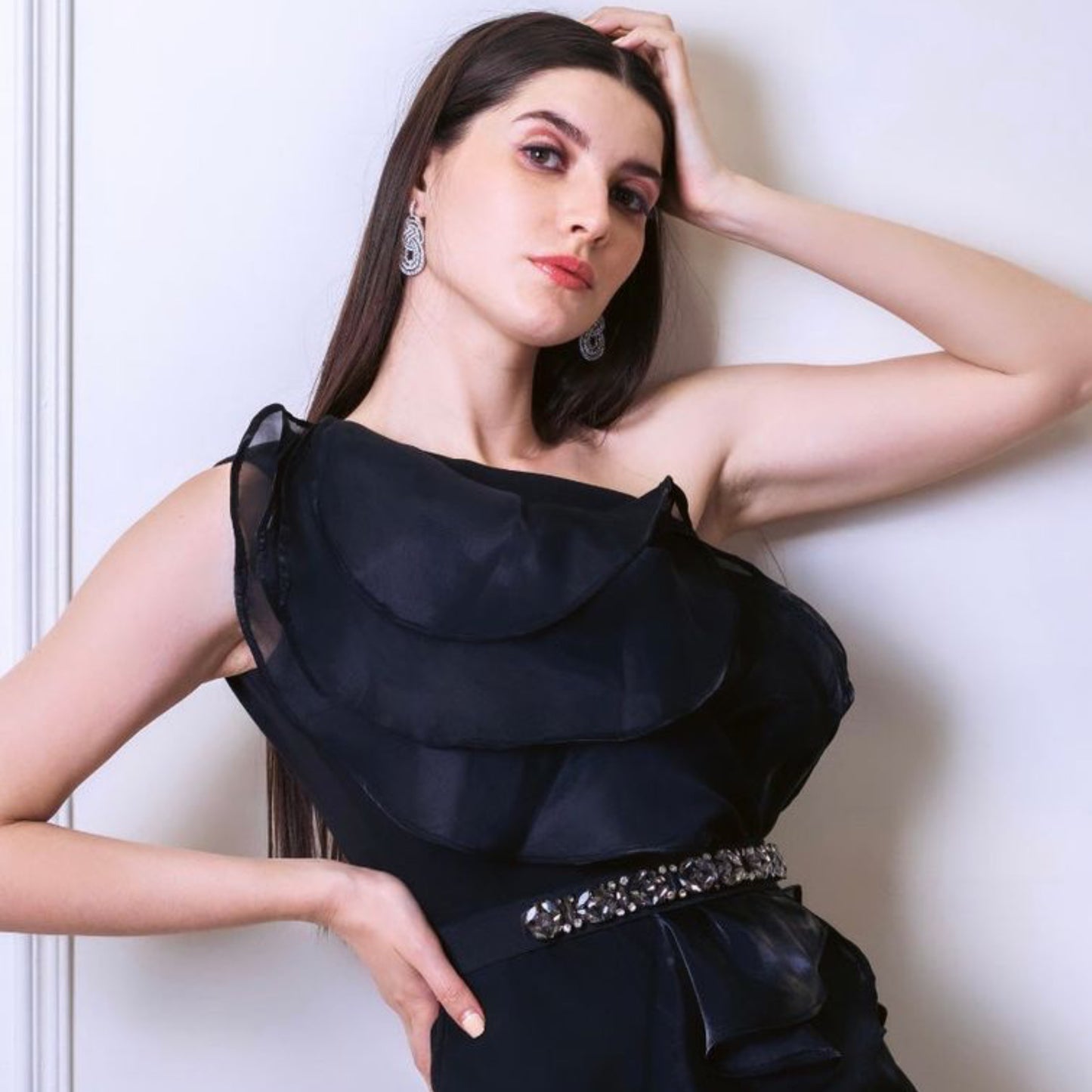 ELINOR RUFFLE COORD SET