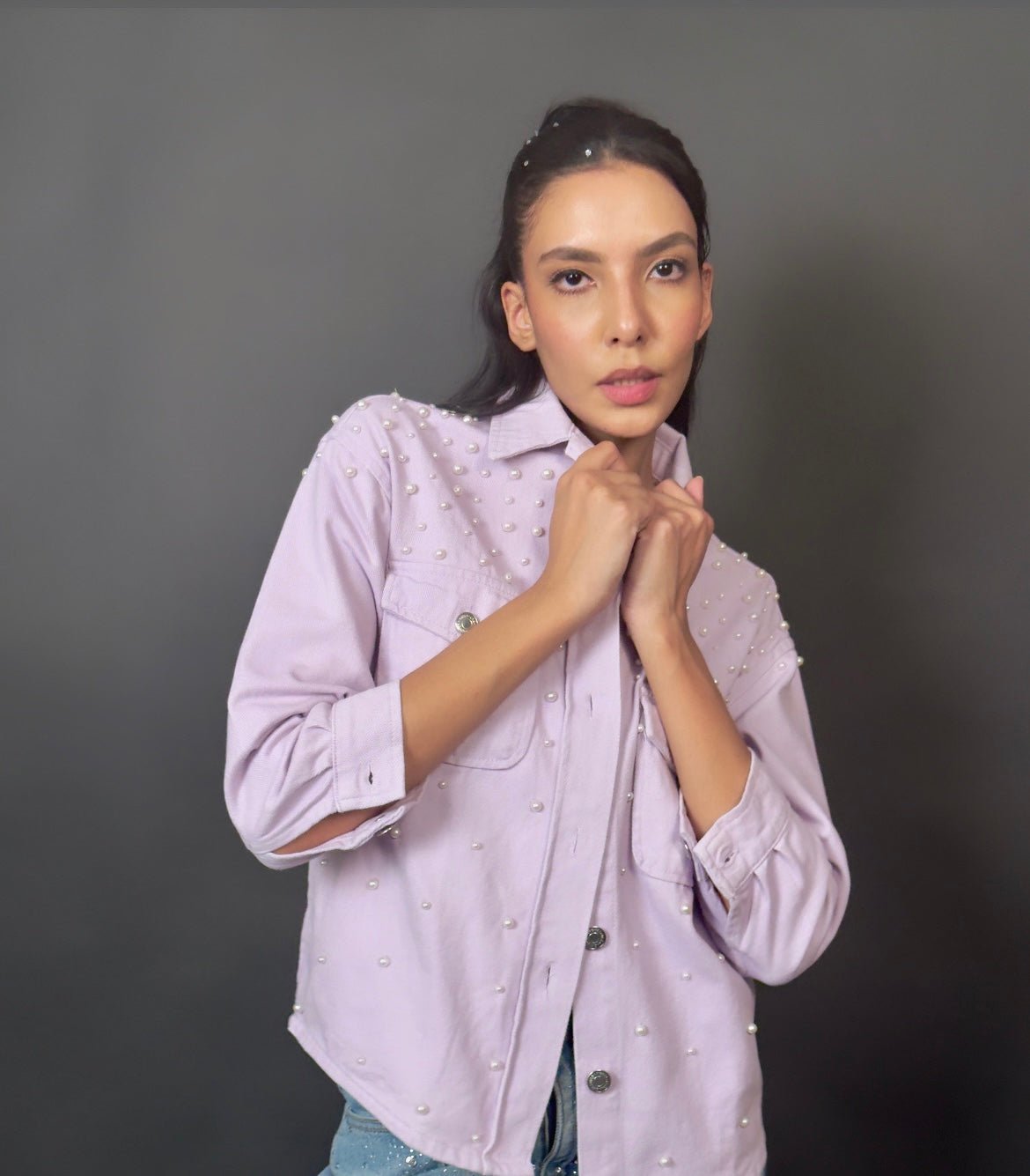 PEARL KISSED LILAC JACKET