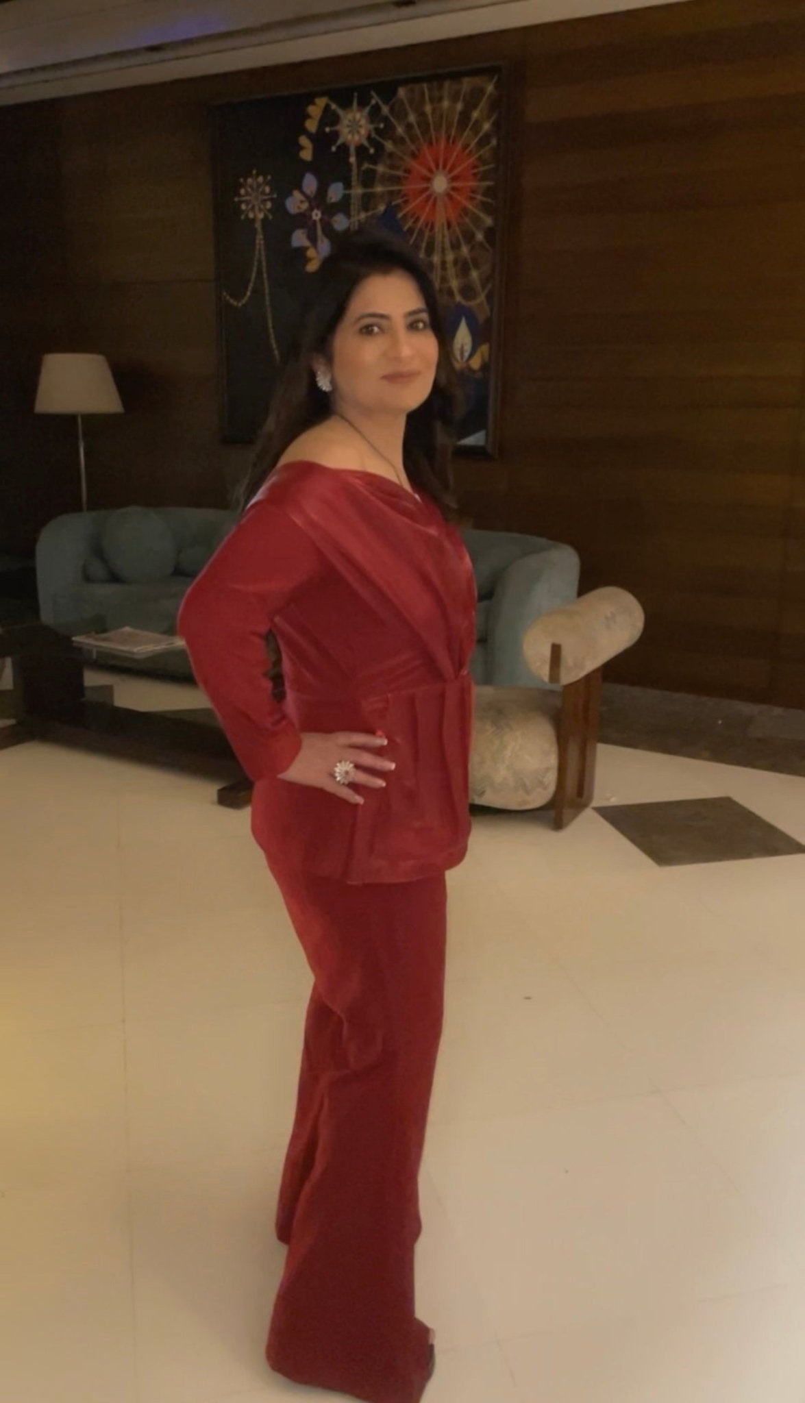 SCARLET CHARM COORD SET