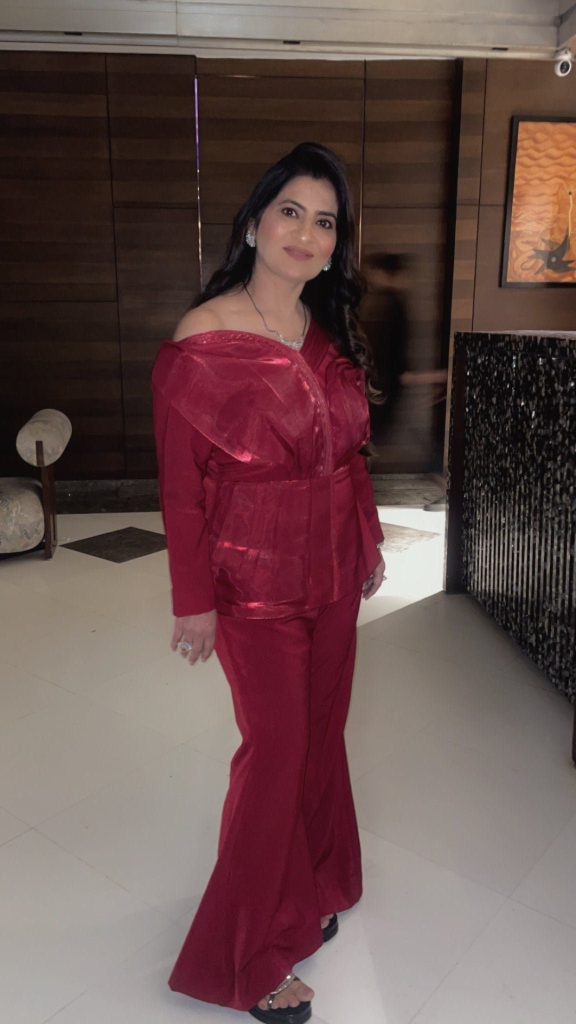 SCARLET CHARM COORD SET